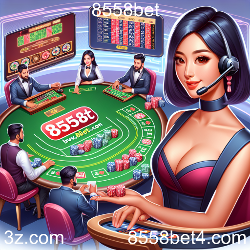 A Experiência Imersiva do Cassino Ao Vivo no 8558bet